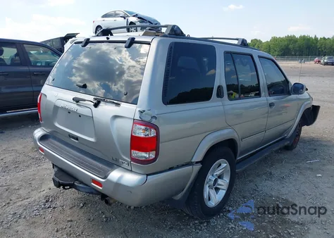 2001 Nissan Pathfinder Le from USA, damaged, VIN JN8DR09Y71W615390